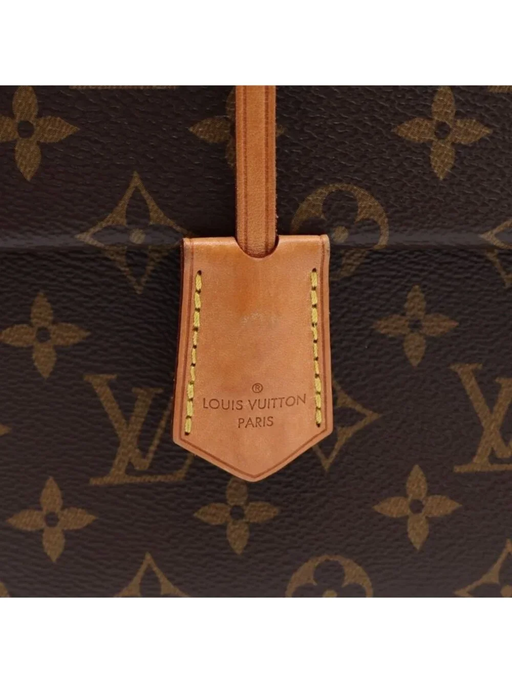 Louis Vuitton Cluny BB Handbag 2-Way Back Monogram Leather Brown Pink